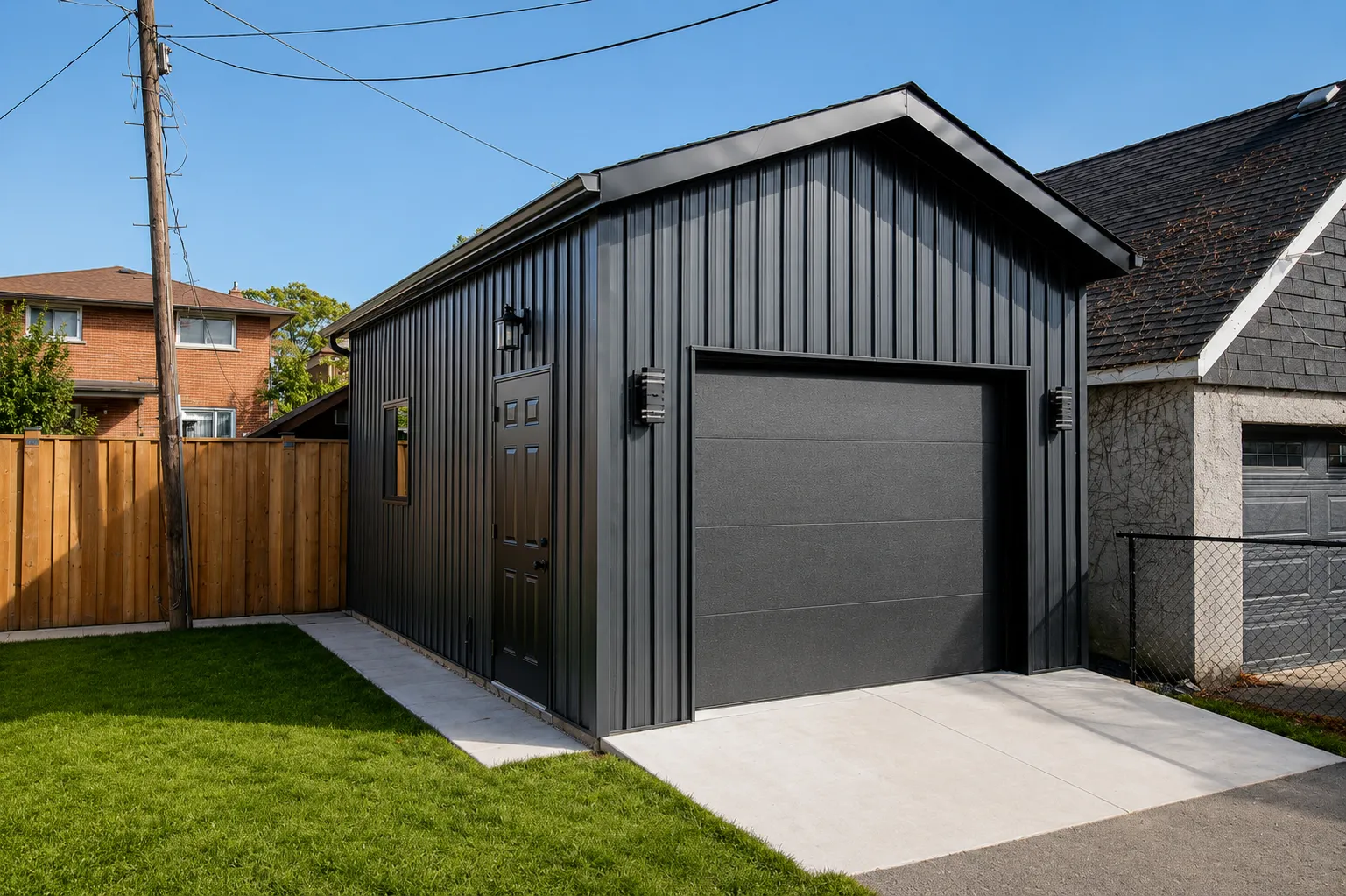 Grey Garage
